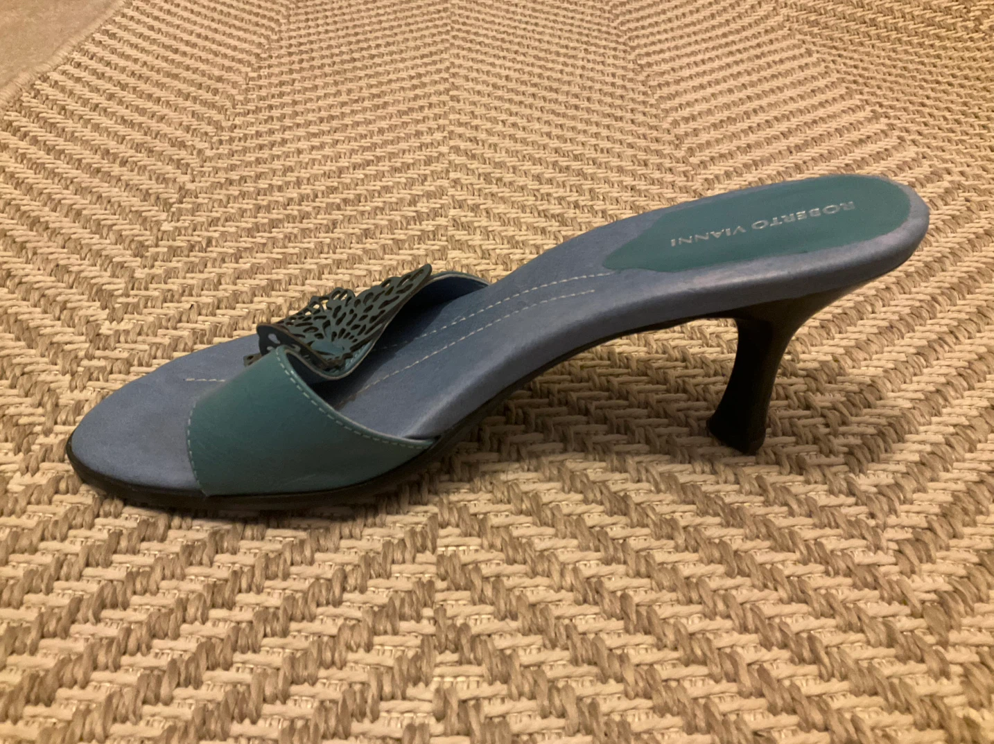 Roberto Vianni Blue Butterfly Heels - photo 3