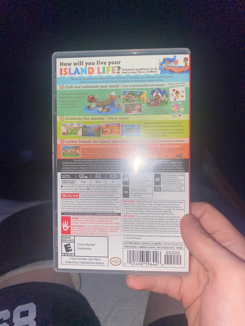 Nintendo Switch Animal Crossing: New Horizons Game - photo 3