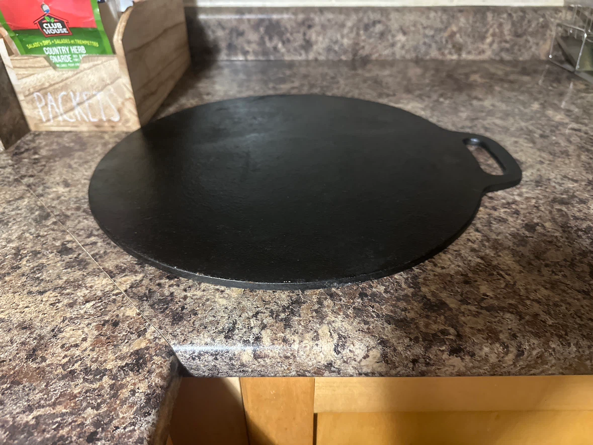 Cast Iron Griddle Pizza Pan or Tawa