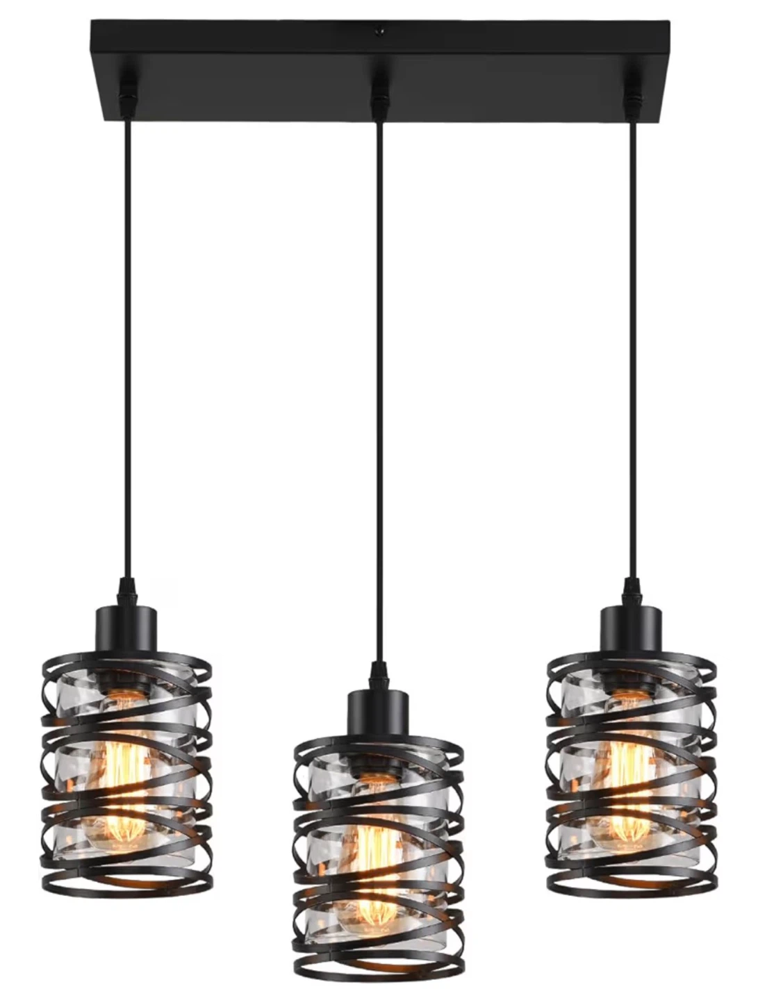 3-Light Pendant Light Fixture