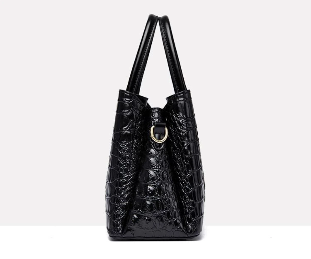 NEW ❤️ Croc Grain Genuine Leather - photo 2