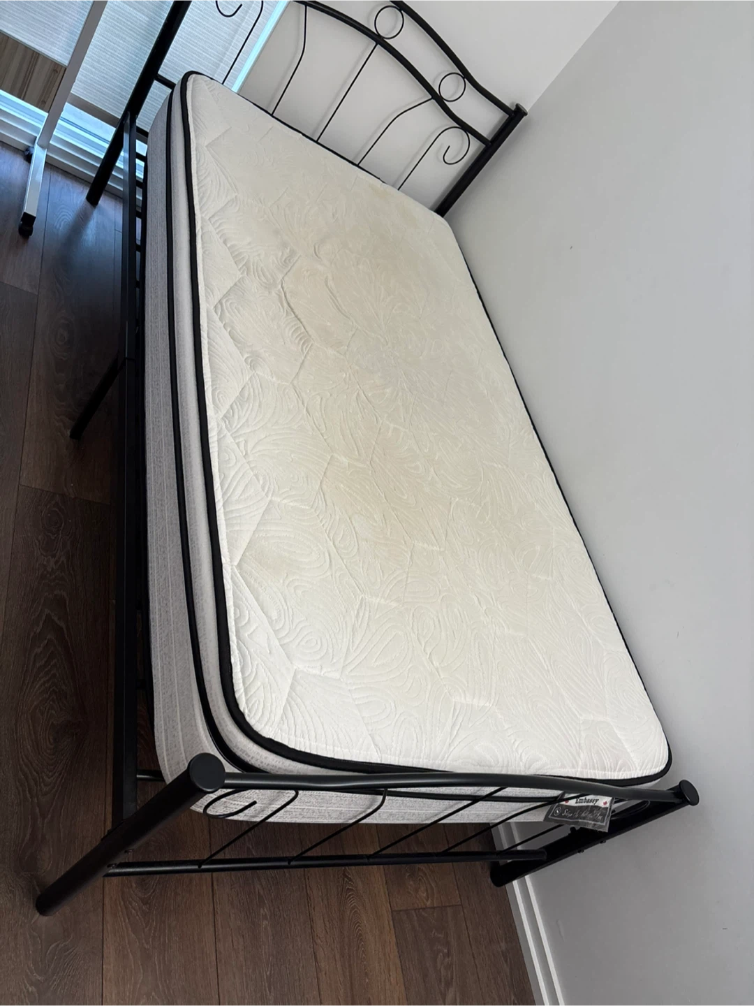 Twin Bed Frame + Mattress