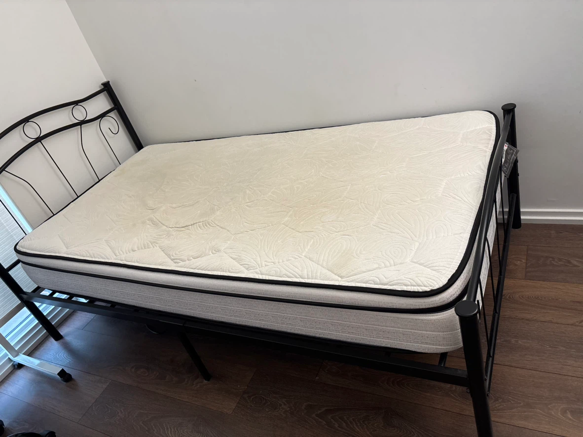 Twin Bed Frame + Mattress - photo 2