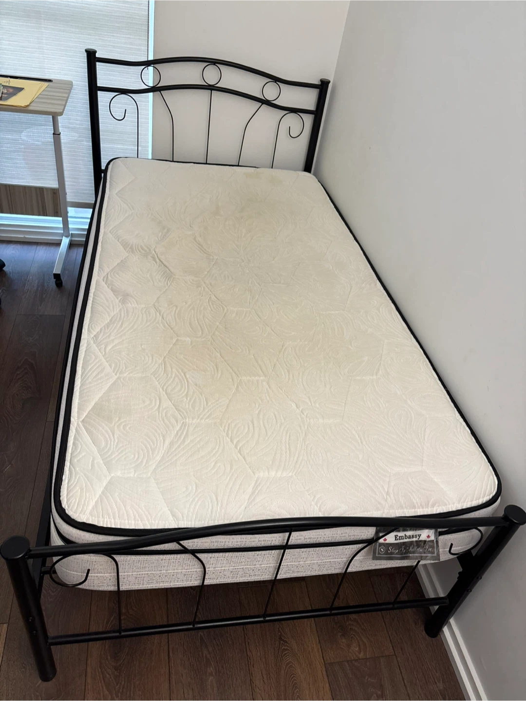 Twin Bed Frame + Mattress - photo 3