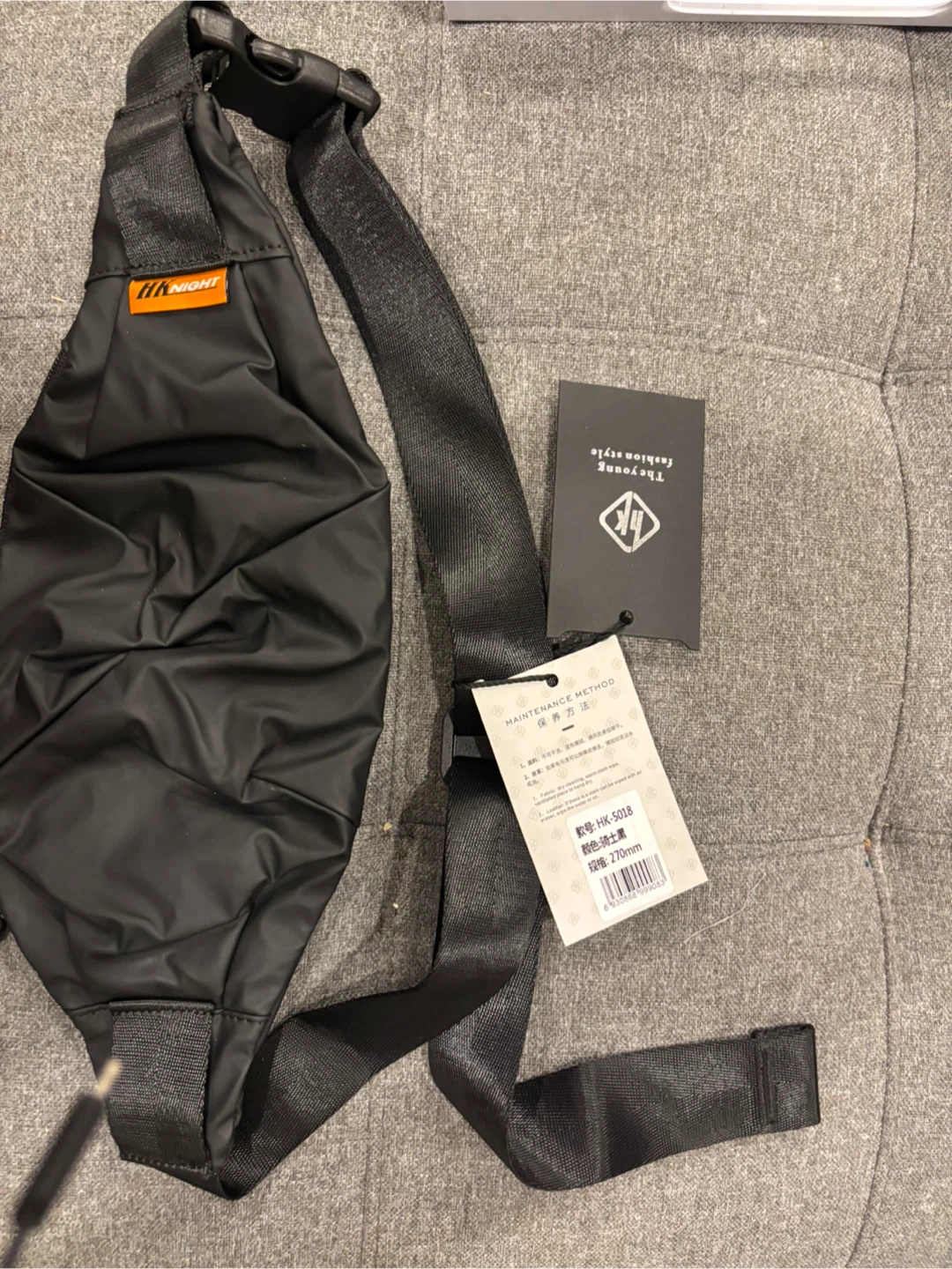 Black Fanny Pack Bum Bag