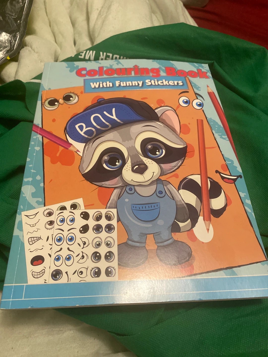 Colouring Book with Funny Stickers