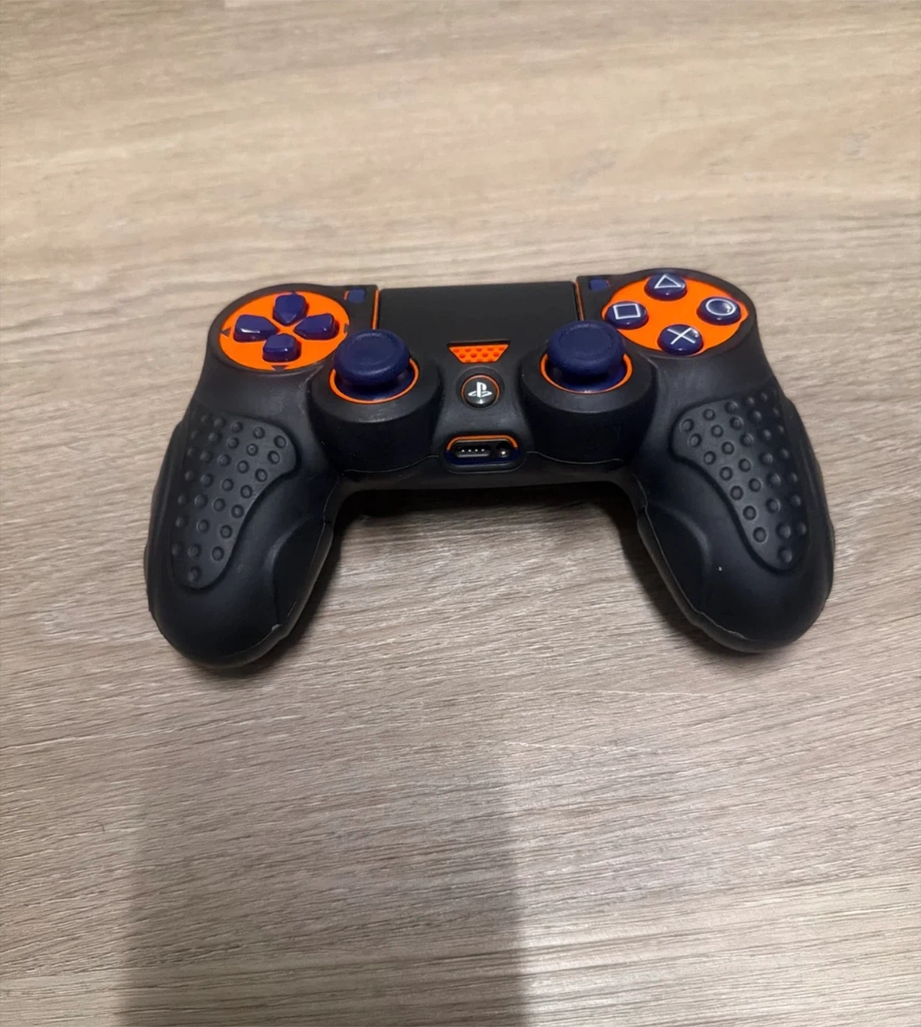 Black and Orange Gaming Controller