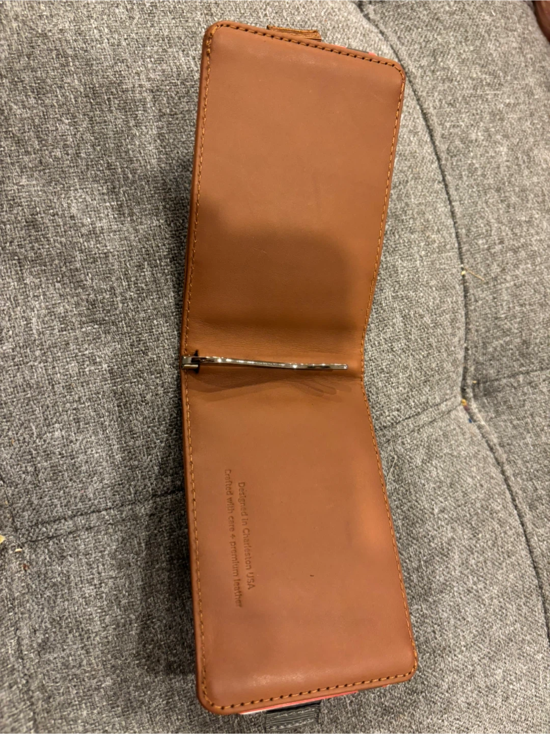 Tan Distil Union Slim Wallet / Money Clip - Brown Leather - photo 2