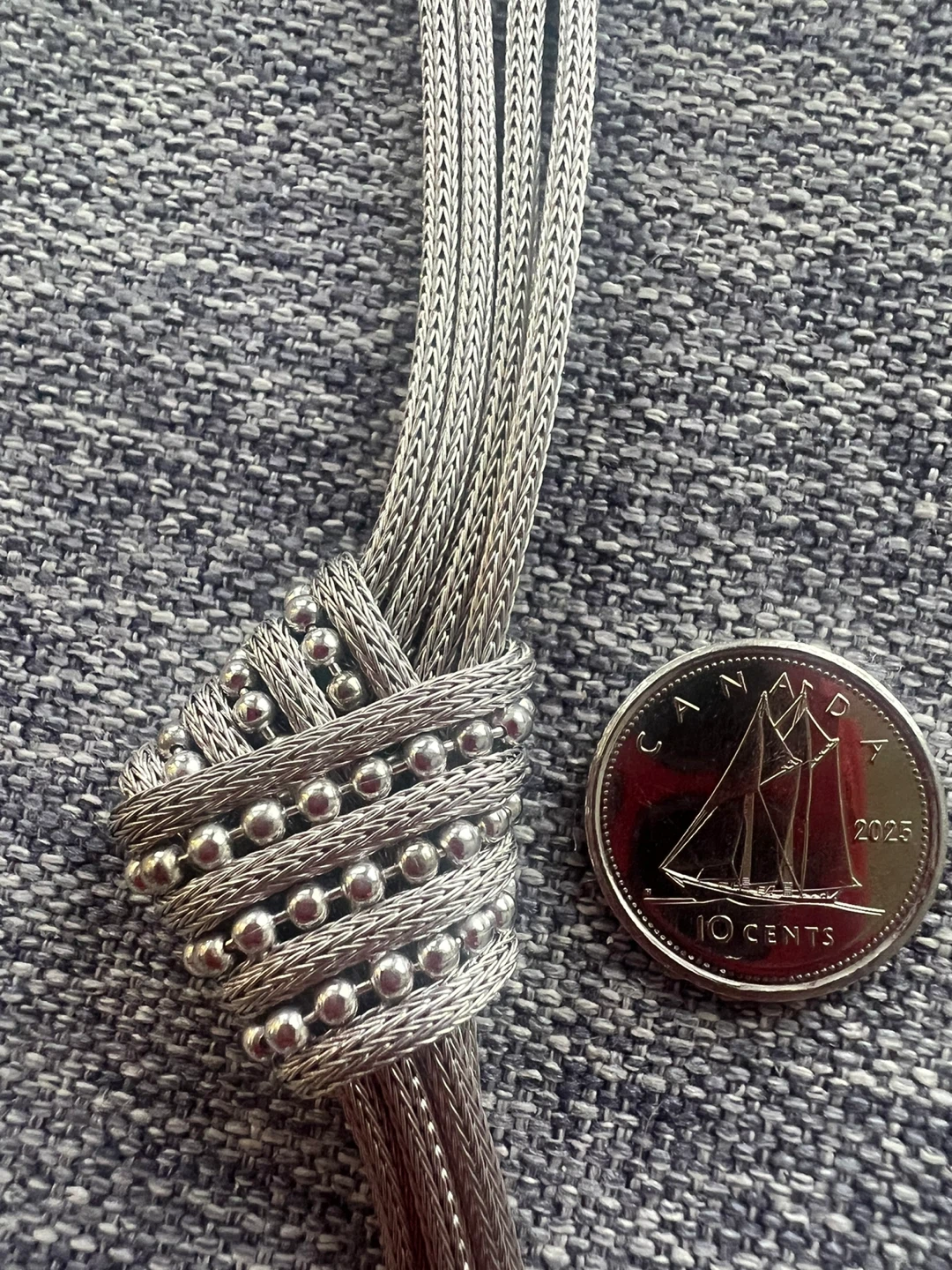 925 Sterling Silver Necklace 22 grams - photo 3