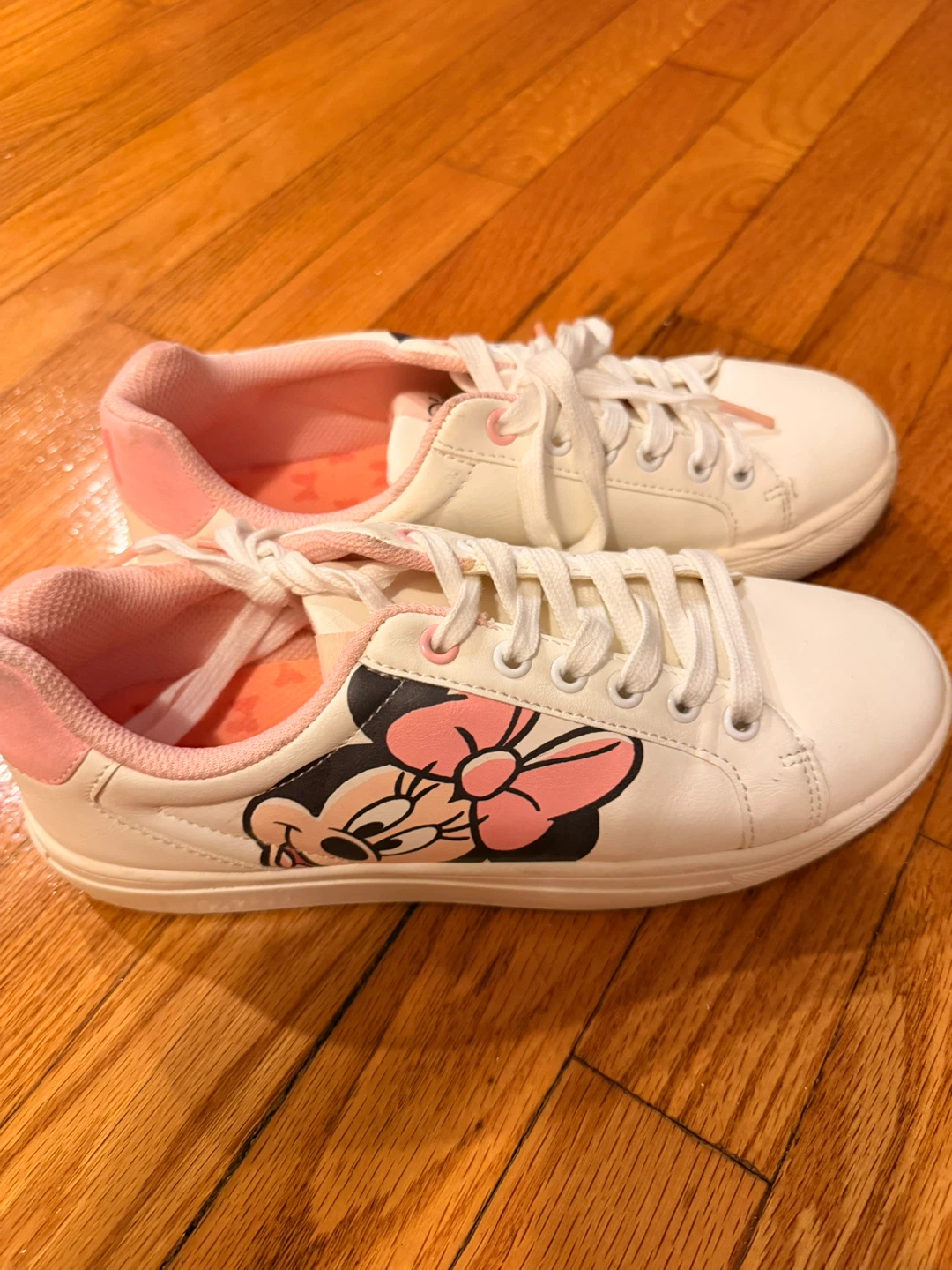 White Minnie Mouse Sneakers
