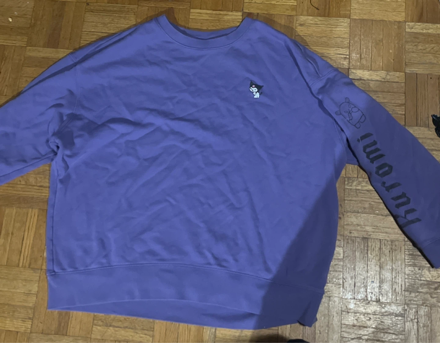 Purple Kuromi Crewneck Sweatshirt