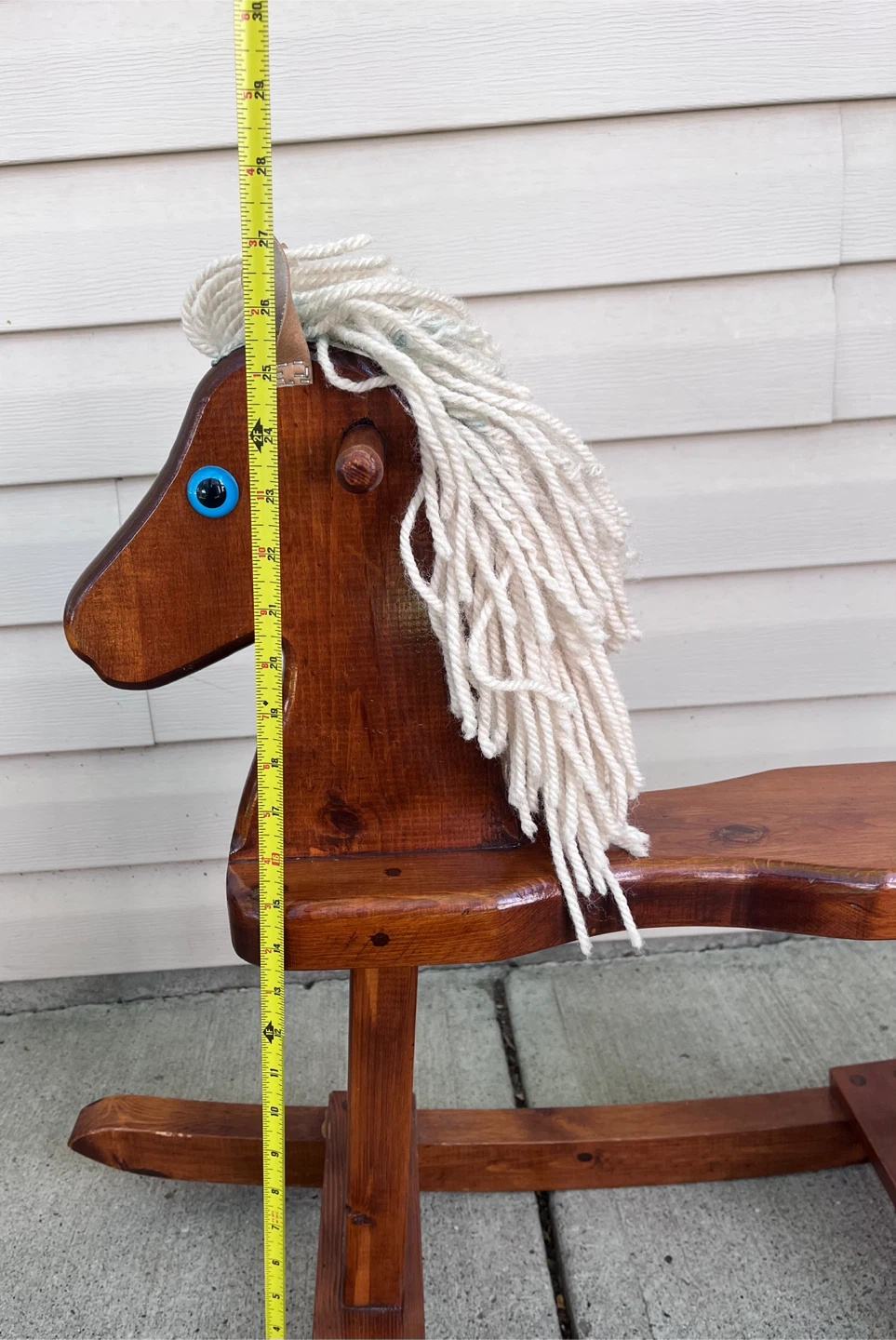 VINTAGE (1988) WOODEN ROCKING HORSE - photo 2