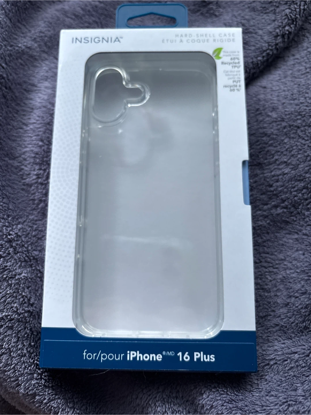 Insignia Hard-Shell Case for iPhone 16 Plus
