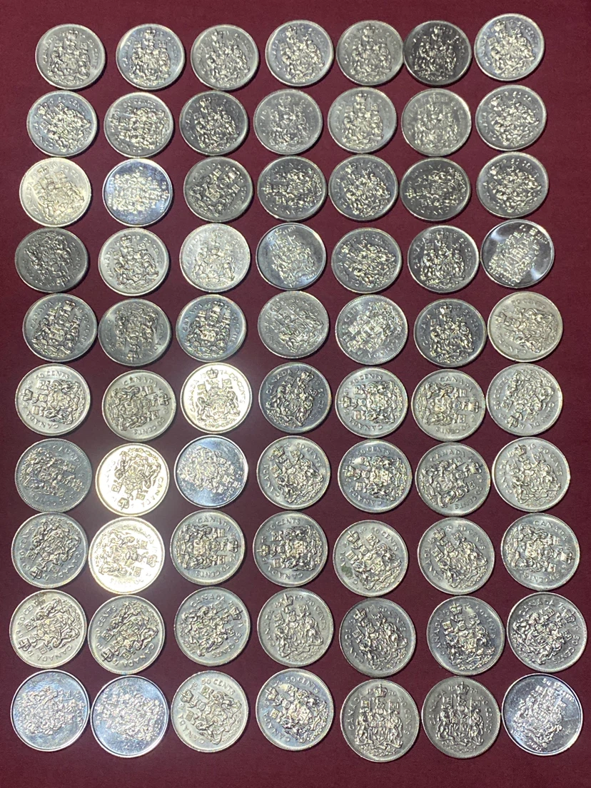 Collection of Canadian  50 cents Coins - photo 4