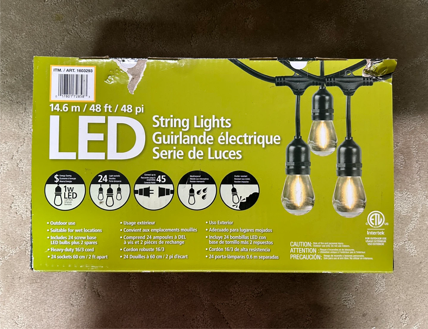 LED Outdoor String Lights