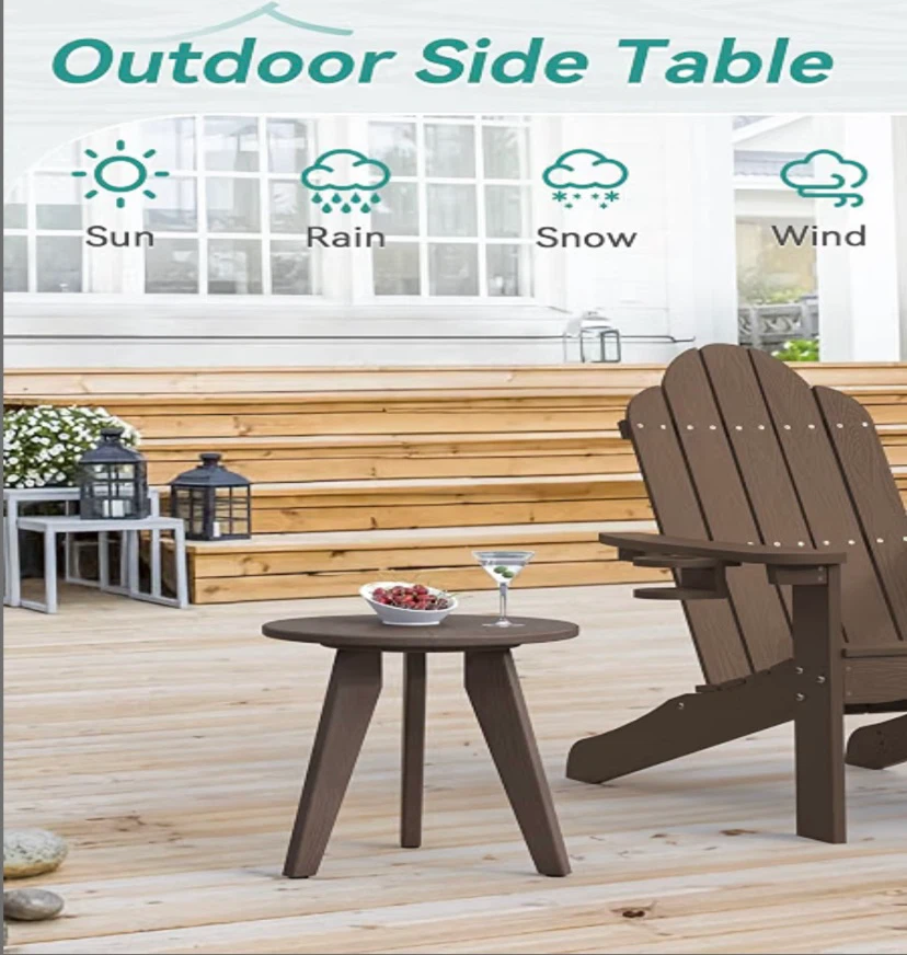 New HDPE Outdoor Side Table