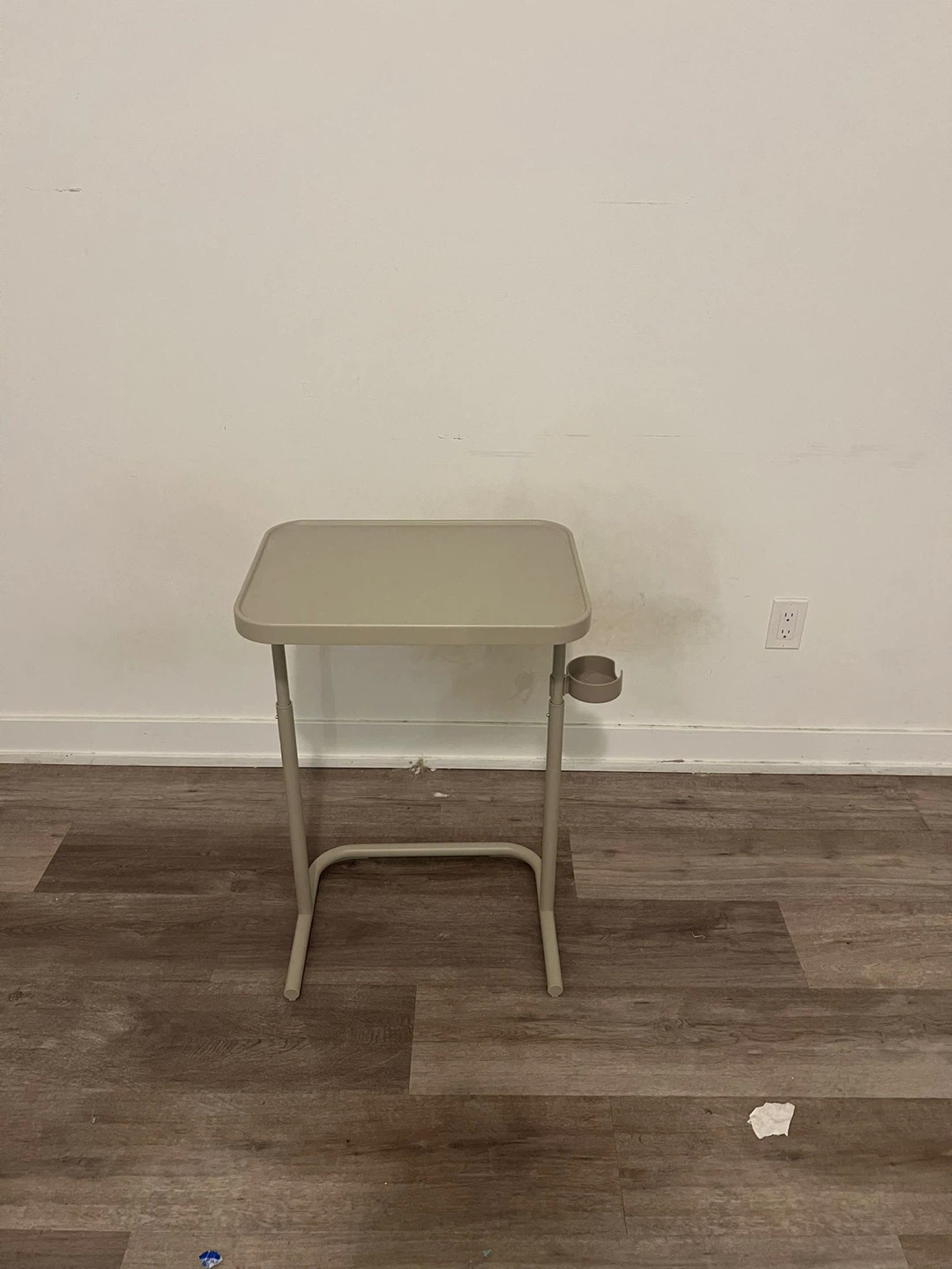 Adjustable Tray Table with Cup Holder