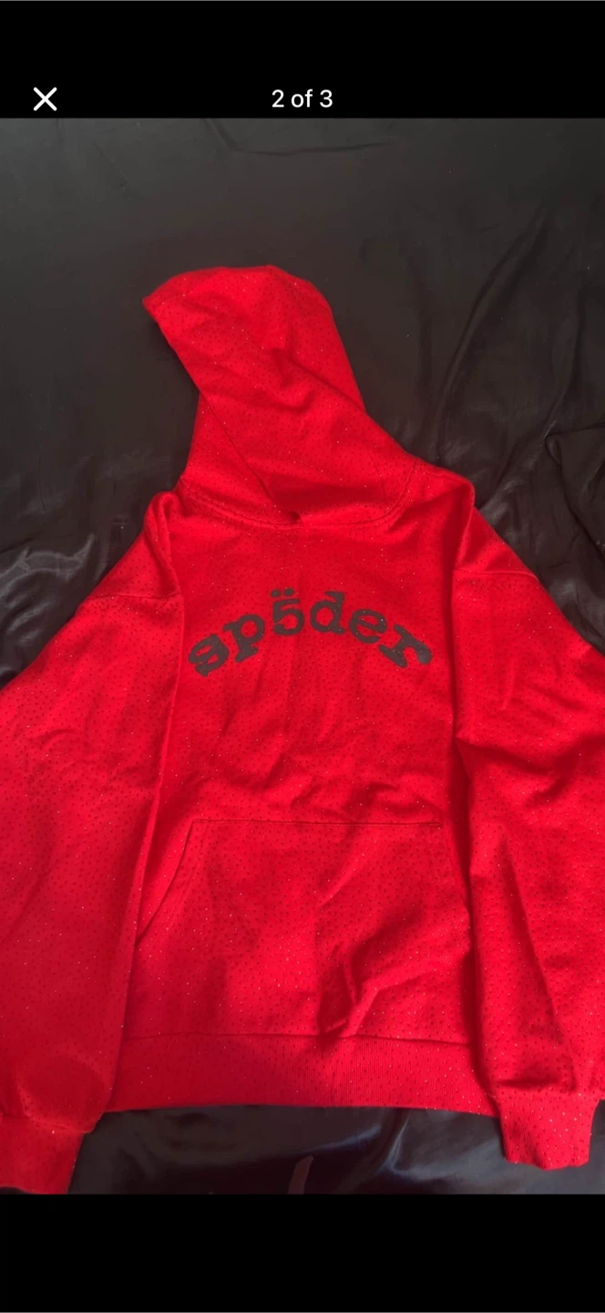Sp5der Red Hoodie