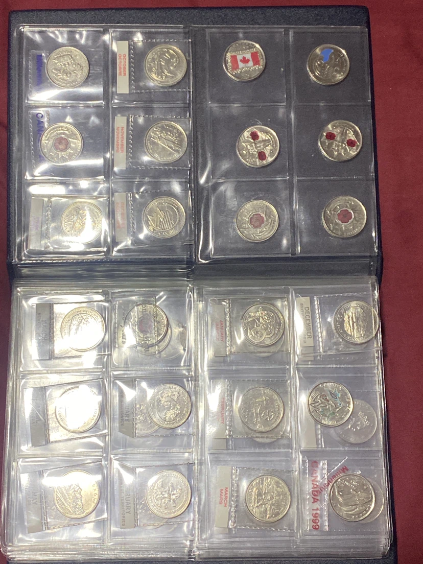 Canadian quarters Coin Collection Album - photo 2