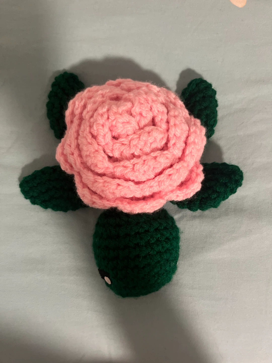 Crocheted flower Turtle plushy - photo 3