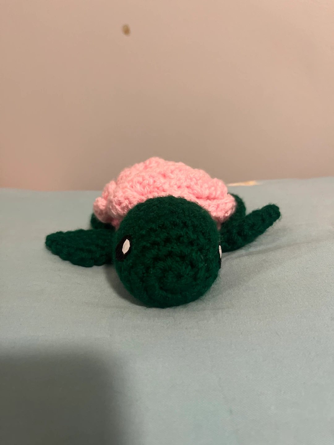 Crocheted flower Turtle plushy - photo 4