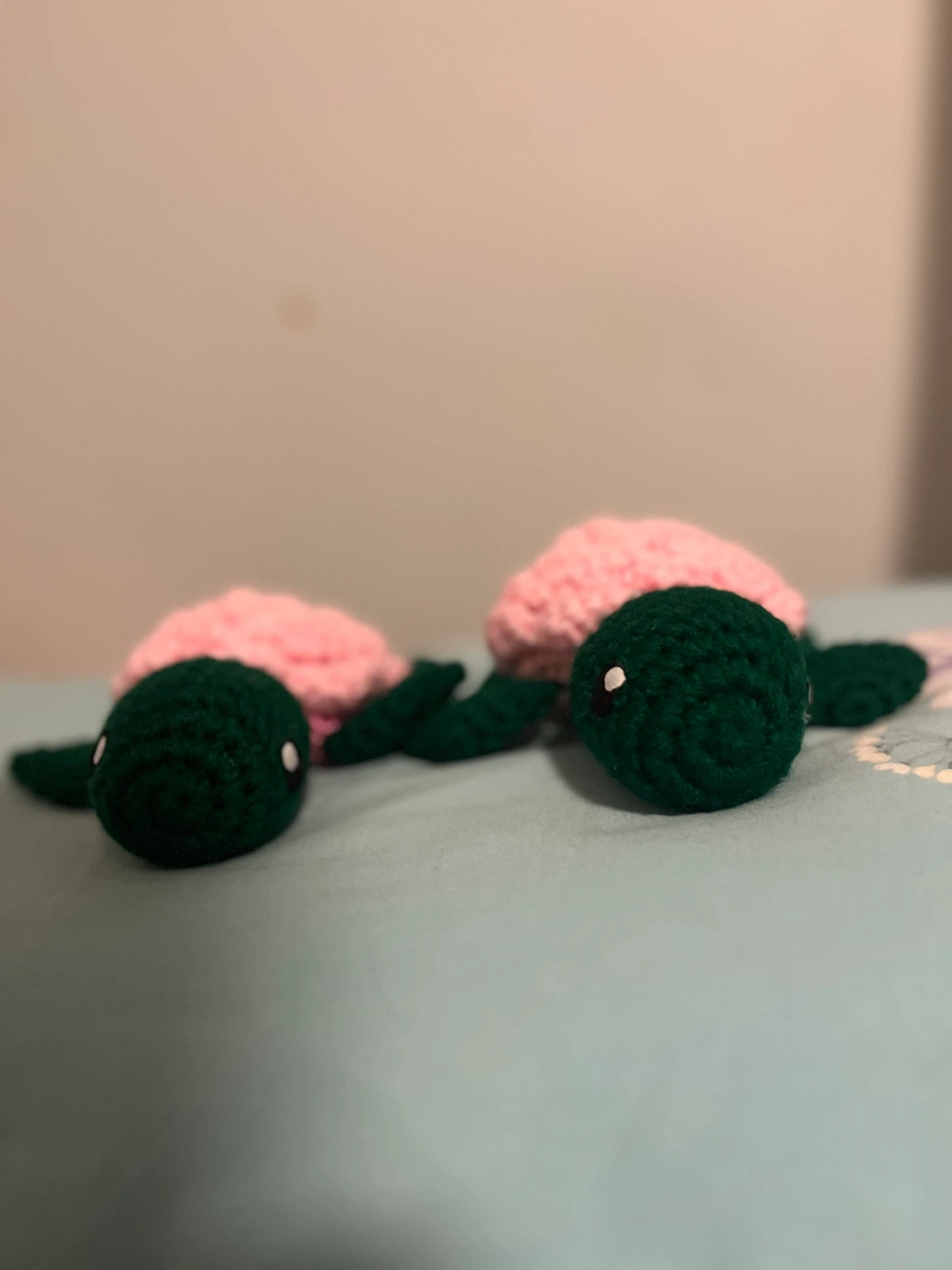 Crocheted flower Turtle plushy - photo 5