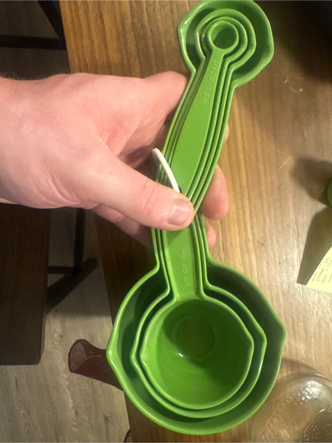 Green Measuring Cups and Spoons Set