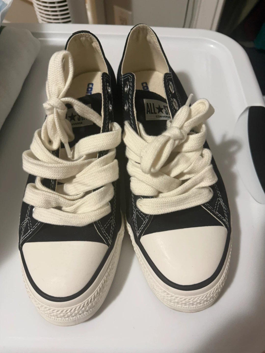 Converse All Star Low Top Throwback Jumbo Lace Sneakers
