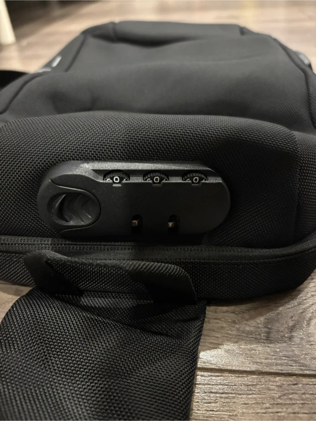 Ozuko Black Sling Bag with Combination Lock - photo 2