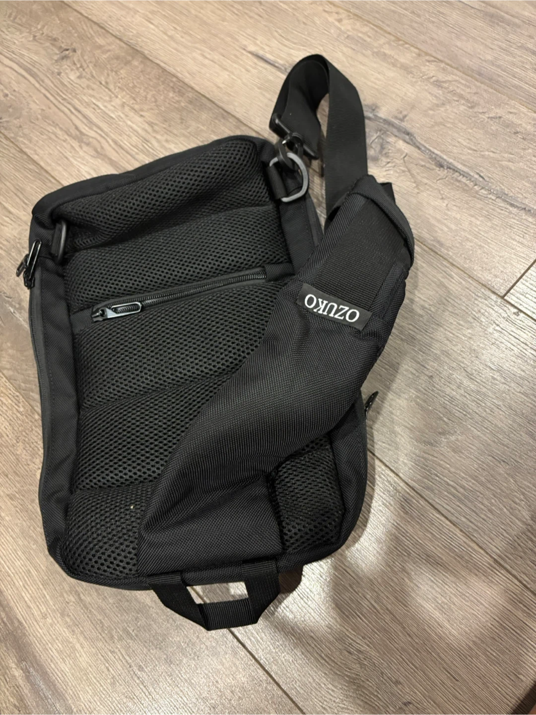 Ozuko Black Sling Bag with Combination Lock - photo 3