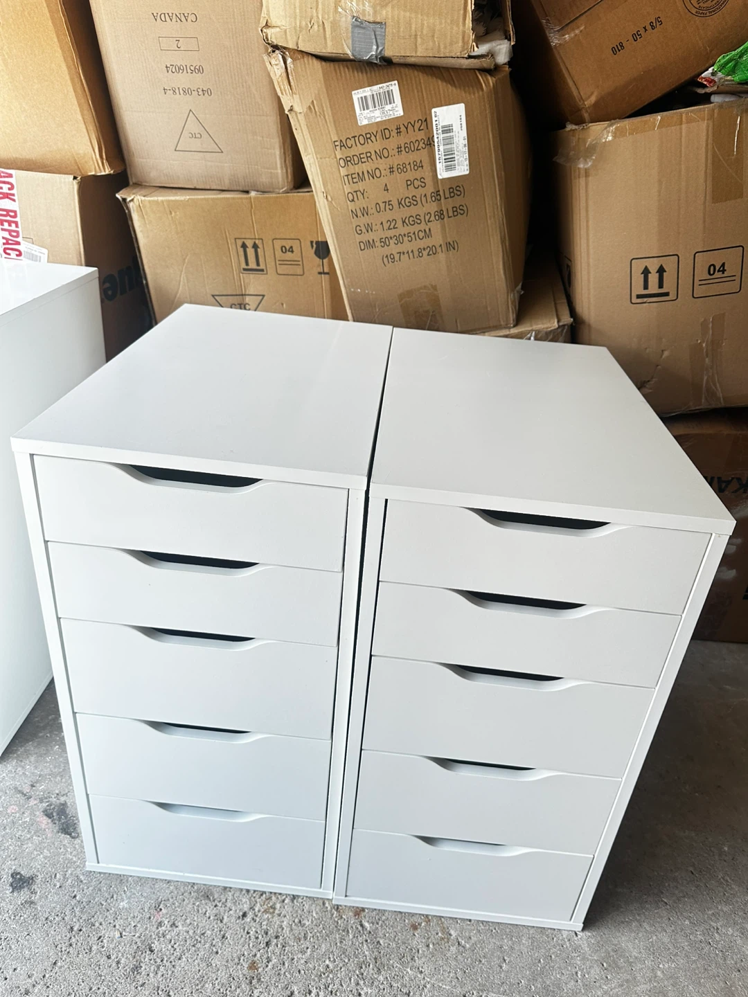 IKEA Alex Drawer Units (x2)