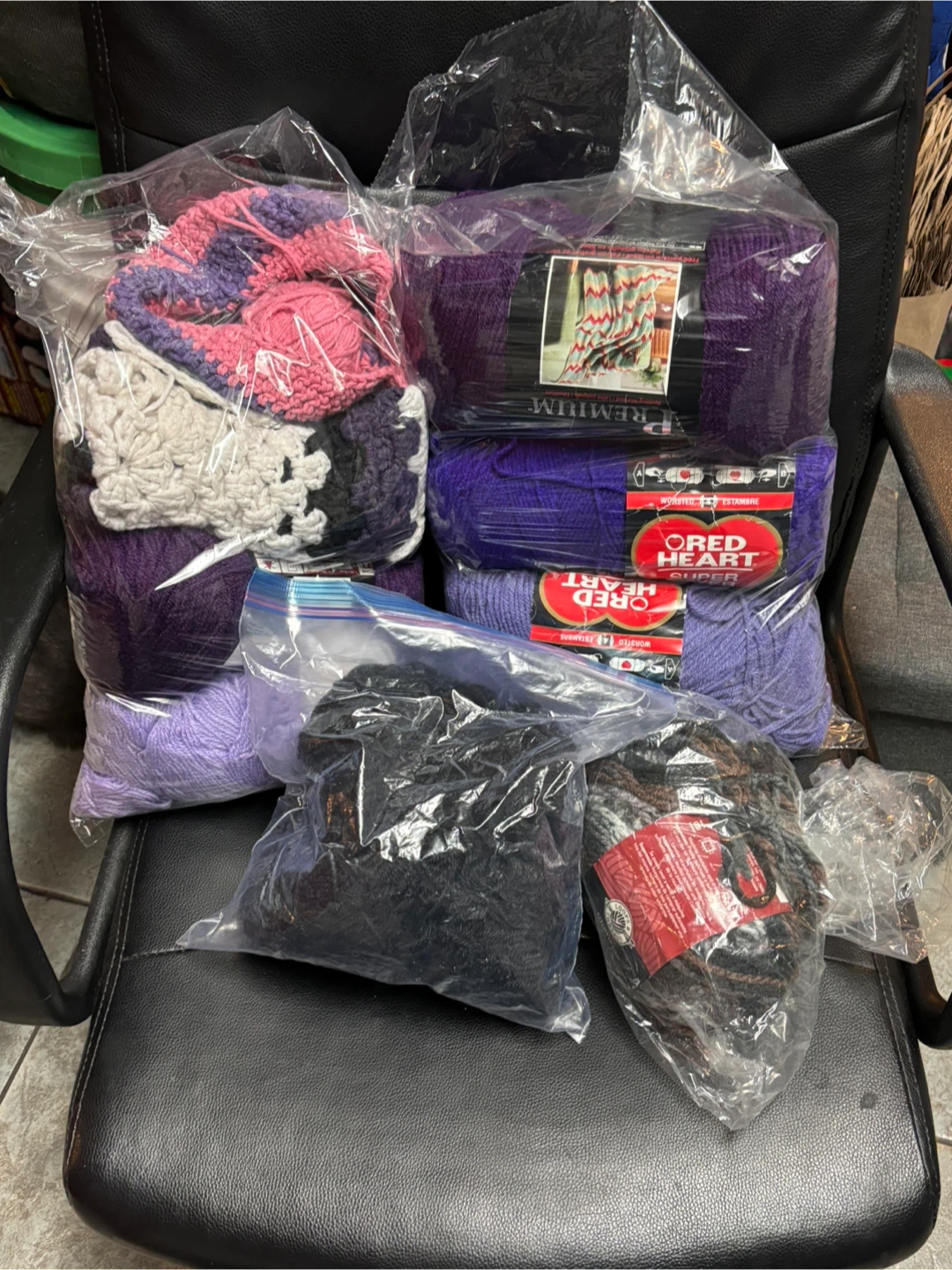 A whole lot of yarn - photo 3