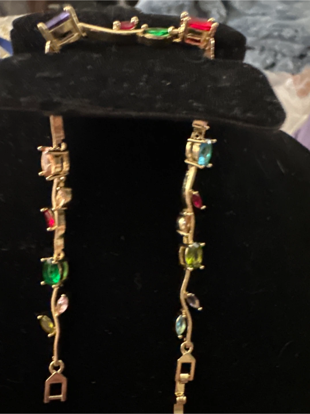 14k Gold laminated  Colorful bracelet