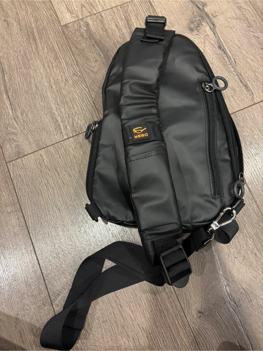 Black MESO Sling Bag with USB Port - photo 3
