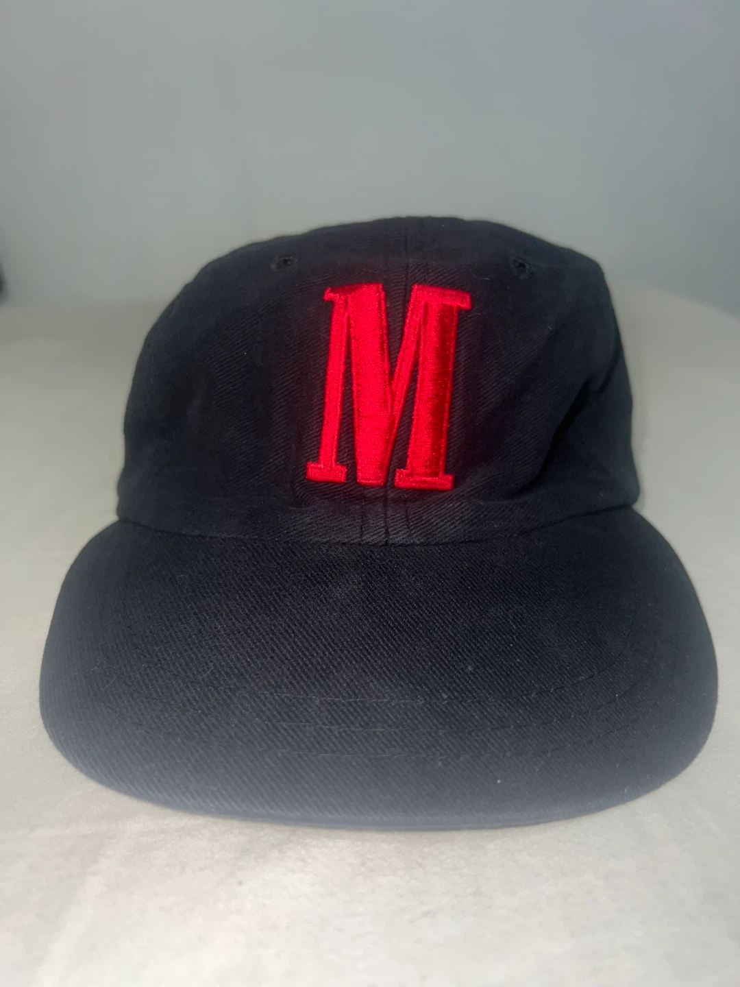 Marlboro Black Baseball Cap Red M Logo