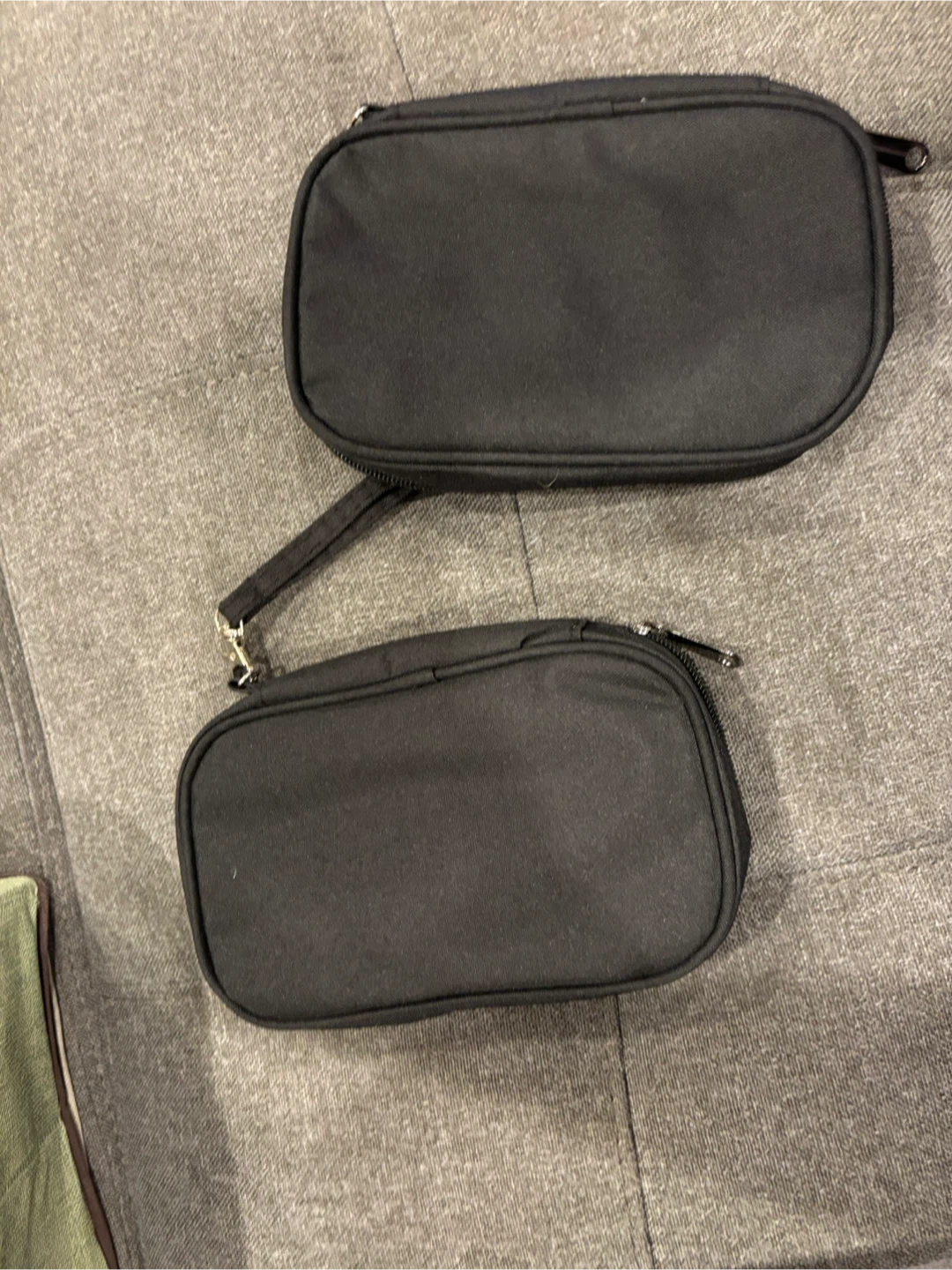 Black Travel Organizer Pouches (Set of 2) - photo 3