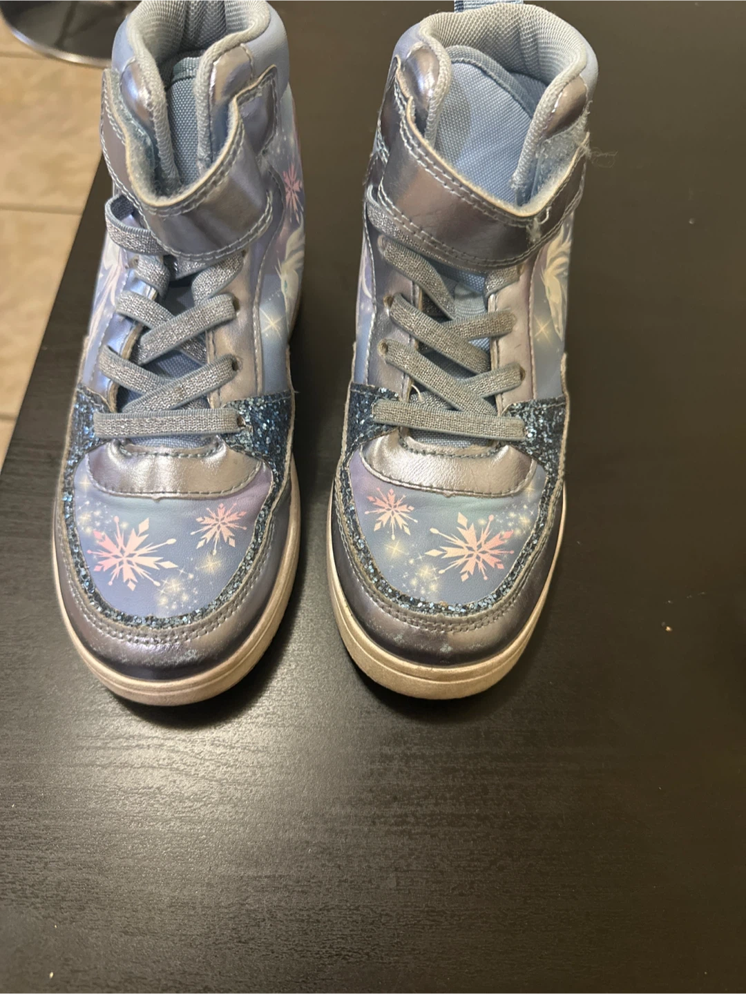 Kids Frozen High Top Sneakers