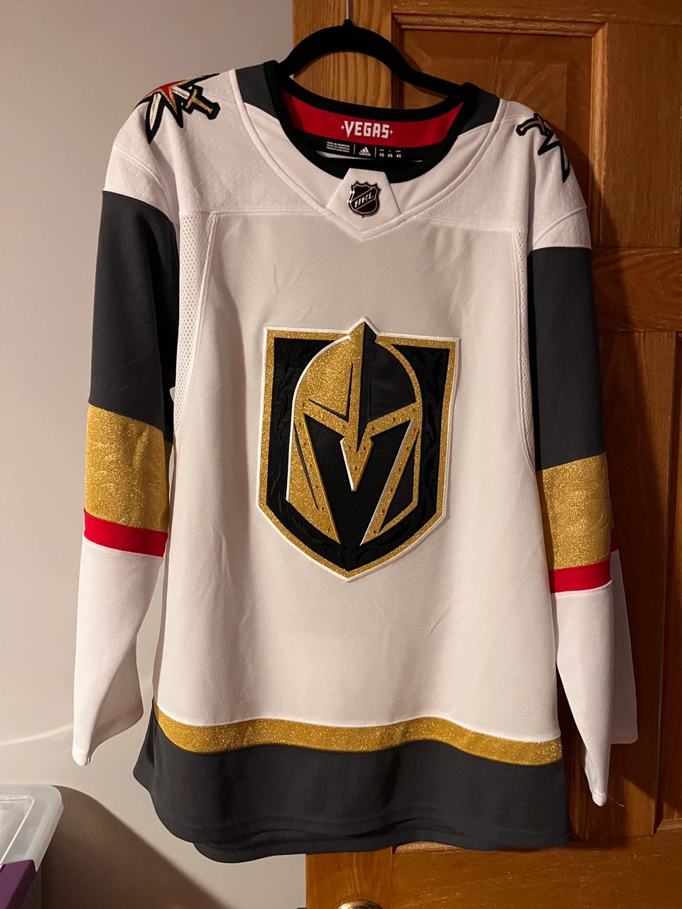 Adidas Vegas Golden Knights NHL Hockey Jersey Size 46