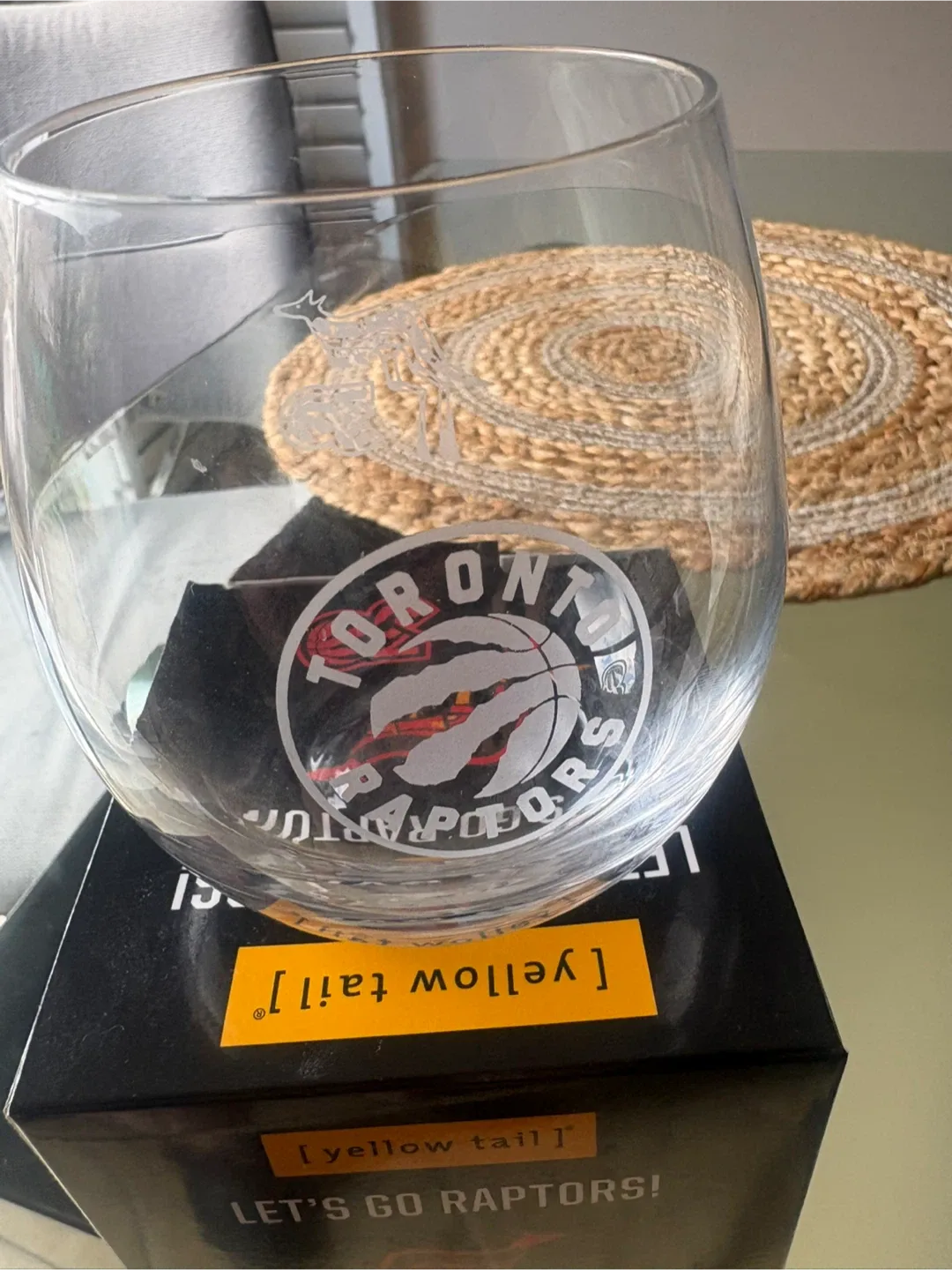 Let’s go raptors  wine tumbler - photo 3