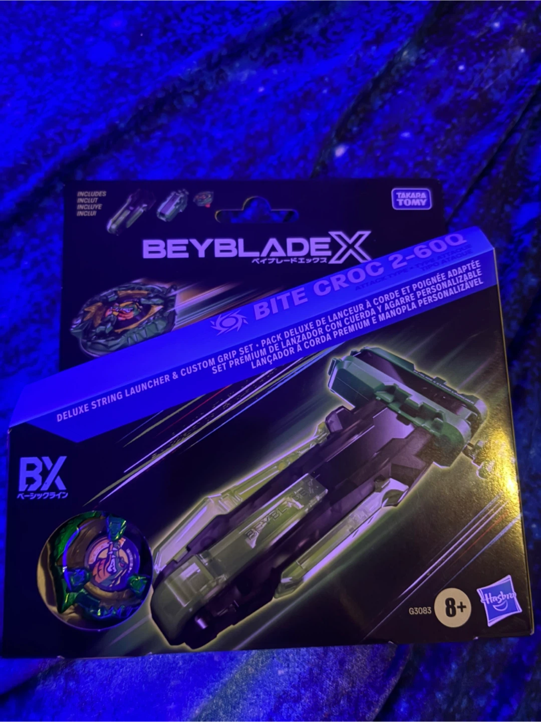 Beyblade X Deluxe String Launcher & Custom Grip Set