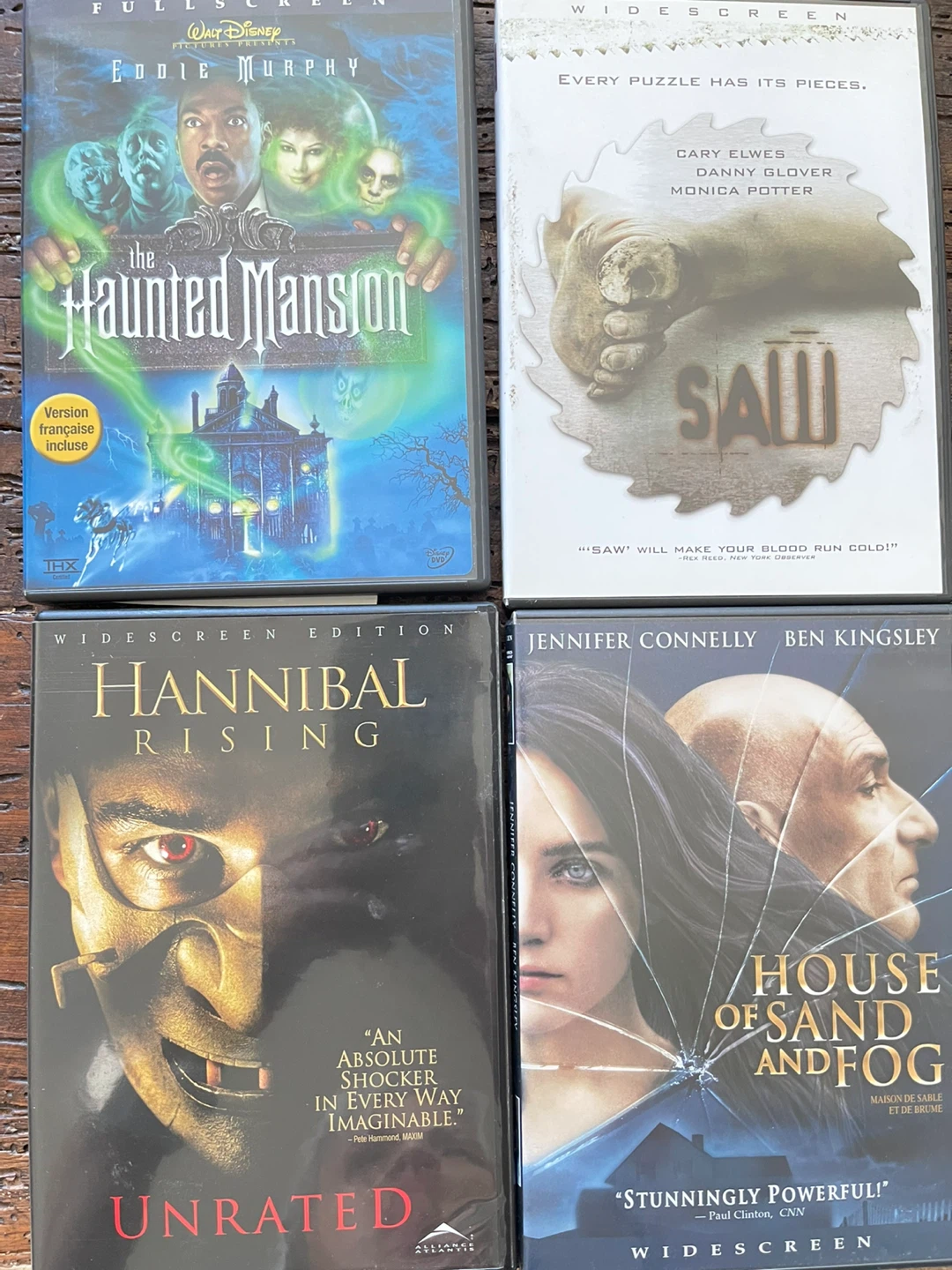 Halloween Movies  four DVD’s