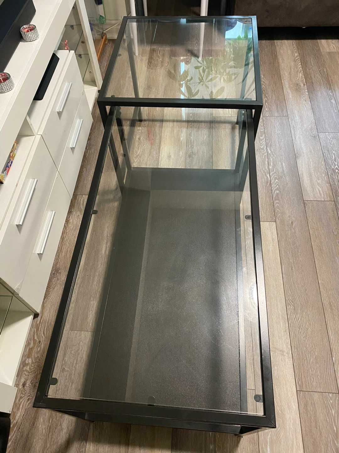 Glass Top Coffee Table
