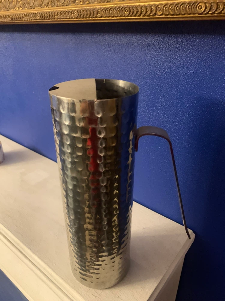 Hammered Stainless Steel Pitcher - photo 2