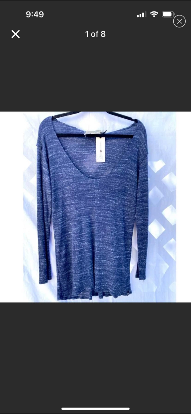 Treasure&Bond Oversized Waffle Knit Thermal Long-sleeve
