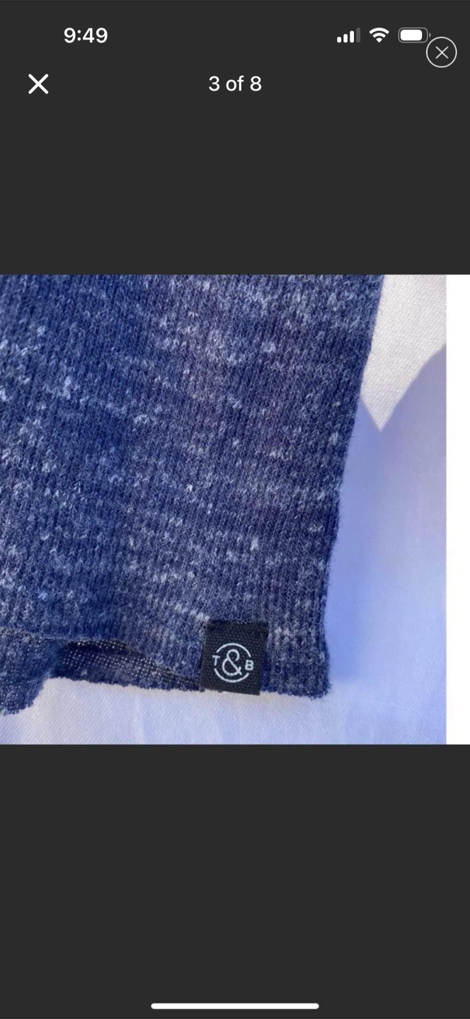 Treasure&Bond Oversized Waffle Knit Thermal Long-sleeve - photo 3