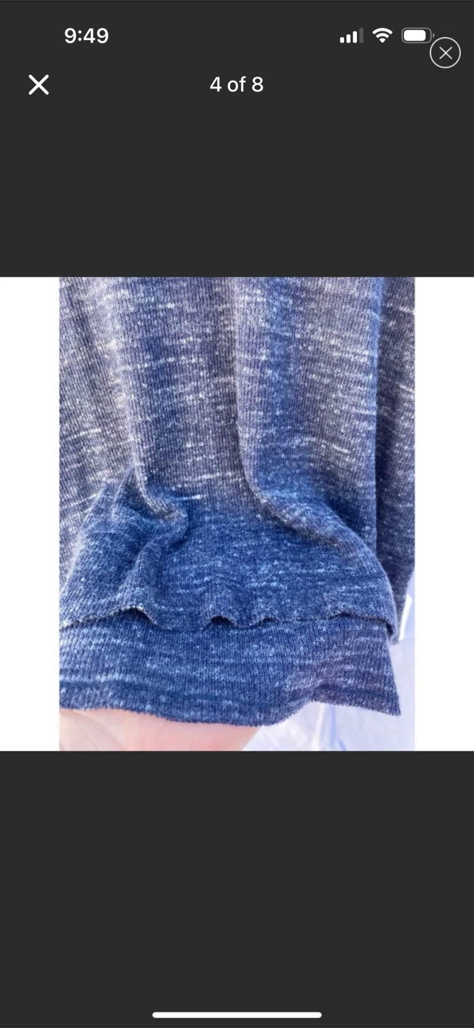 Treasure&Bond Oversized Waffle Knit Thermal Long-sleeve - photo 4