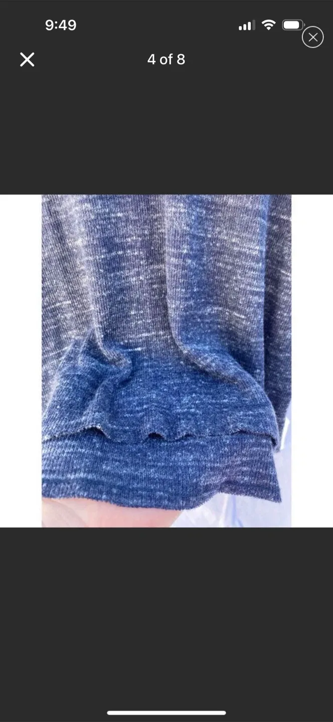 Treasure&Bond Oversized Waffle Knit Thermal Long-sleeve - photo 4