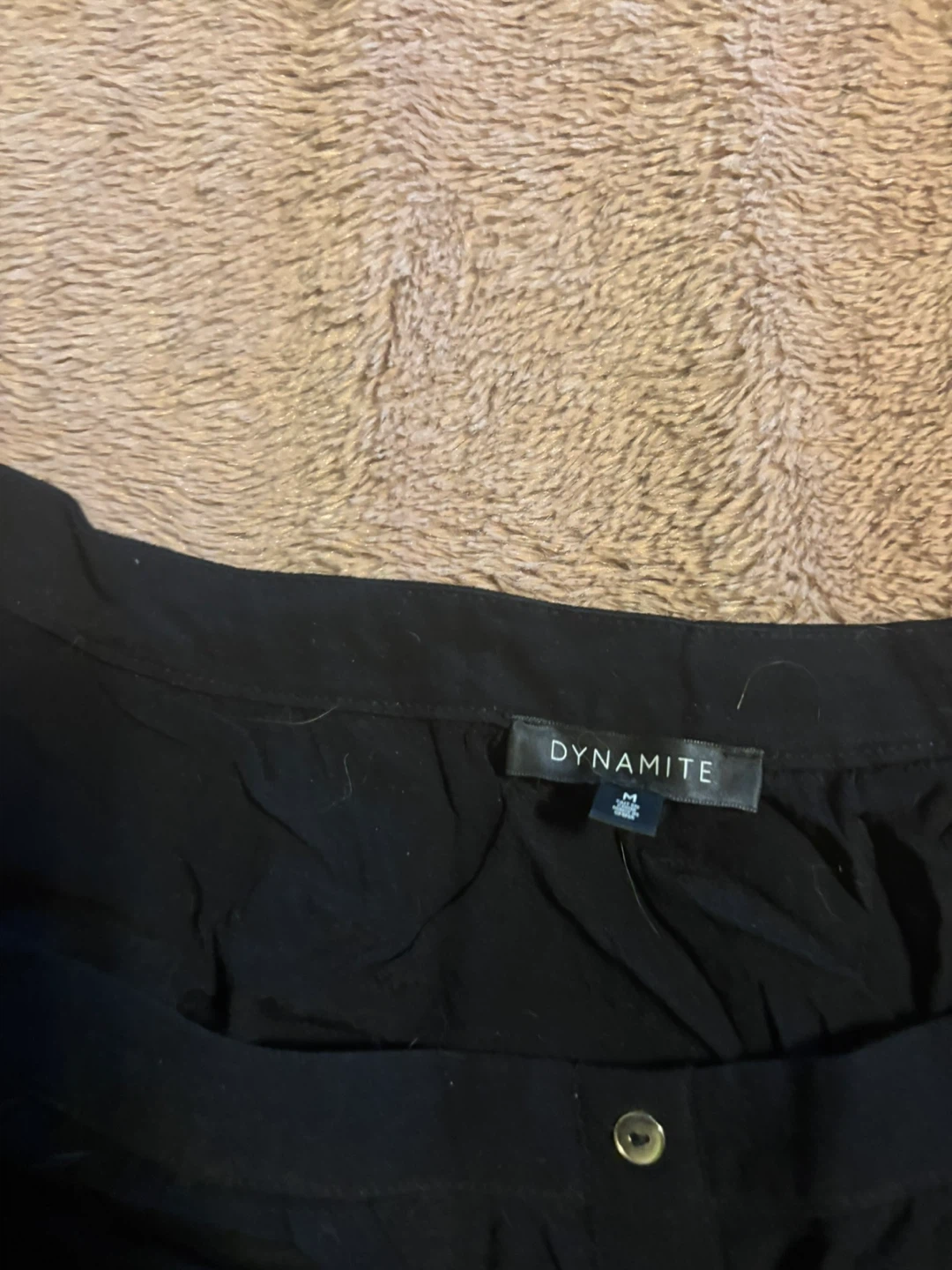 Dynamite Black Off-the-Shoulder Top - photo 2