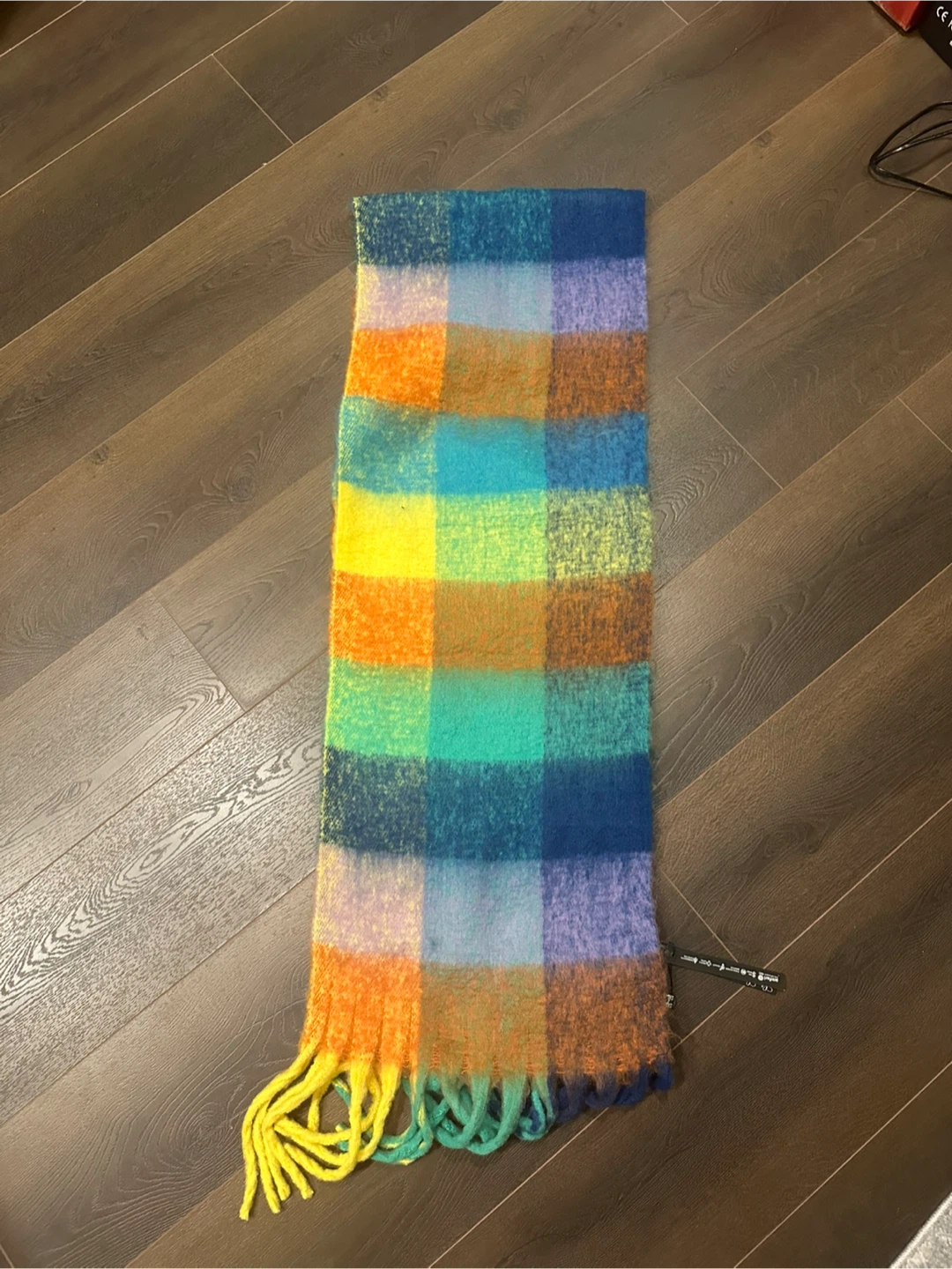 Plaid Scarf - Blue/Multi - photo 2