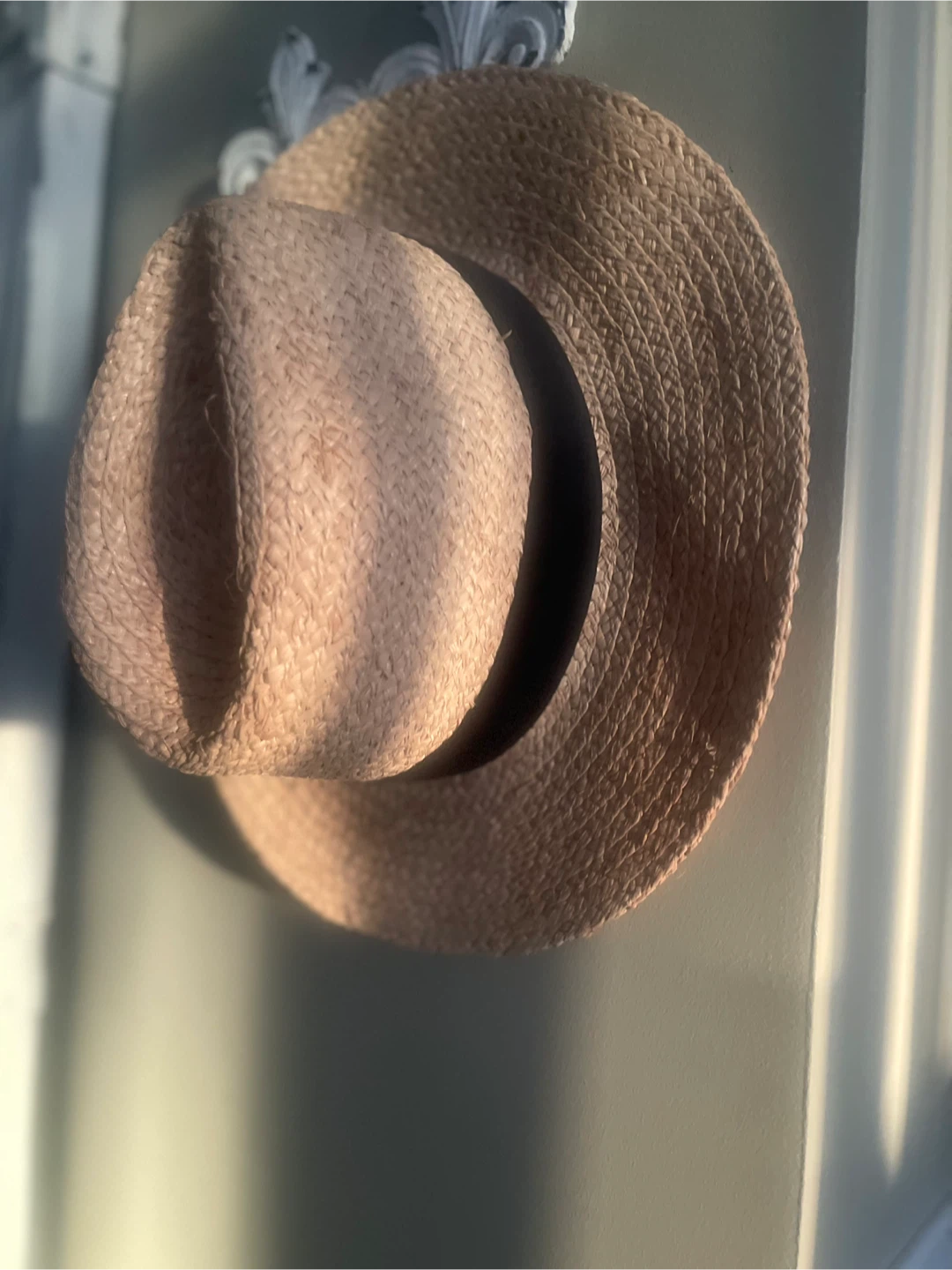 Straw Hat with Black Band Zara brand - photo 2